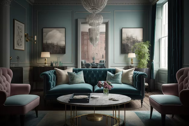 Furniture is in the roomÂ