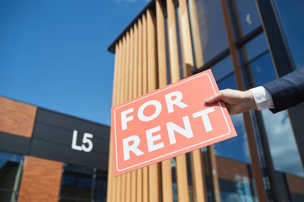 A man signs documents to rent an apartment